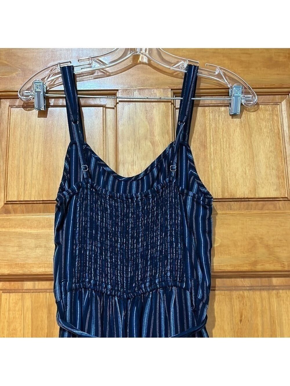 Hollister Striped Jumpsuit Blue Size Medium - Picture 8 of 12
